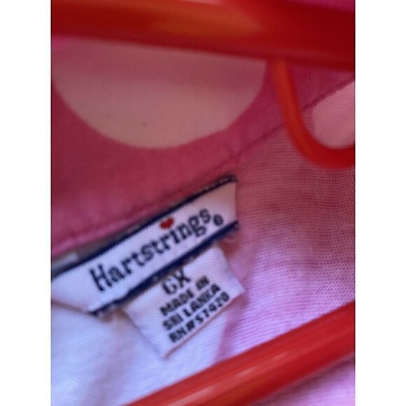 Hartstrings Size 6X Pink Dress White Polka Dot - Picture 5 of 5